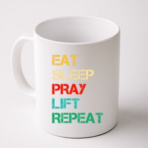 Christian Gym And Jesus Gym For Eat Sleep Pray Repeat Gift Coffee Mug