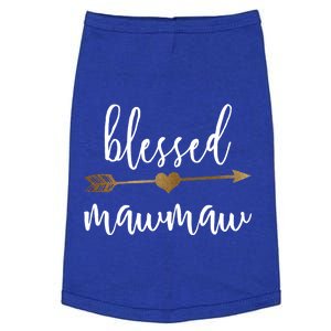 Cute Gold Arrow Blessed Mawmaw Funny Gift Memaw Funny Gift Doggie Tank