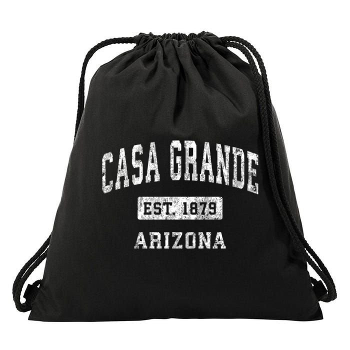 Casa Grande Arizona Az Vintage Established Sports Drawstring Bag