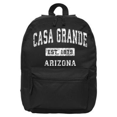 Casa Grande Arizona Az Vintage Established Sports 16 in Basic Backpack