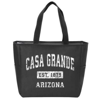 Casa Grande Arizona Az Vintage Established Sports Zip Tote Bag