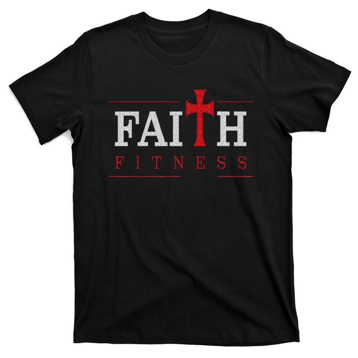 Christian Gym And Jesus Gym For Faith And Fitness T-Shirt