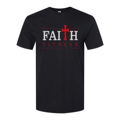 Christian Gym And Jesus Gym For Faith And Fitness Softstyle CVC T-Shirt