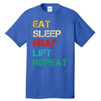 Christian Gym And Jesus Gym For Eat Sleep Pray Repeat Gift Tall T-Shirt