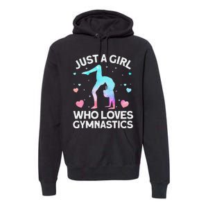 Cool Gymnastics Art Gymnastics Gymnast Coach Premium Hoodie