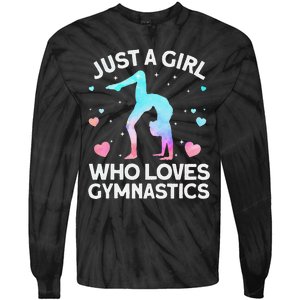 Cool Gymnastics Art Gymnastics Gymnast Coach Tie-Dye Long Sleeve Shirt