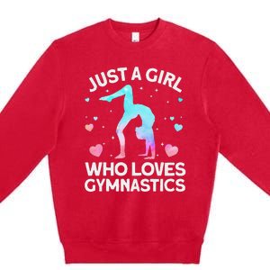 Cool Gymnastics Art Gymnastics Gymnast Coach Premium Crewneck Sweatshirt