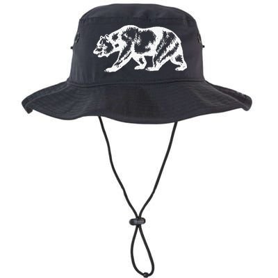 California Grizzly Bear State Flag Cali Republic Bucket Hat