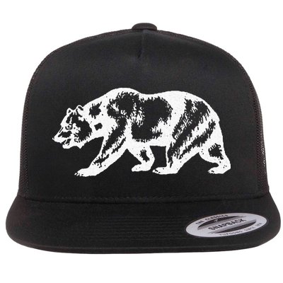 California Grizzly Bear State Flag Cali Republic Flatbill Hat