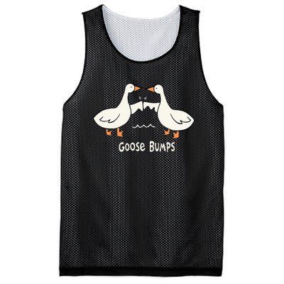 Cute Goose Bumps Funny Animal Pun Lover Mesh Reversible Basketball Jersey Tank