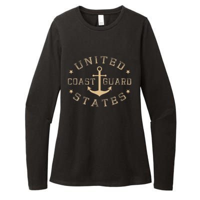 Coast Guard Birthday United States Anchor Womens CVC Long Sleeve Shirt