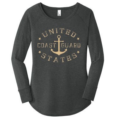 Coast Guard Birthday United States Anchor Women's Perfect Tri Tunic Long Sleeve Shirt