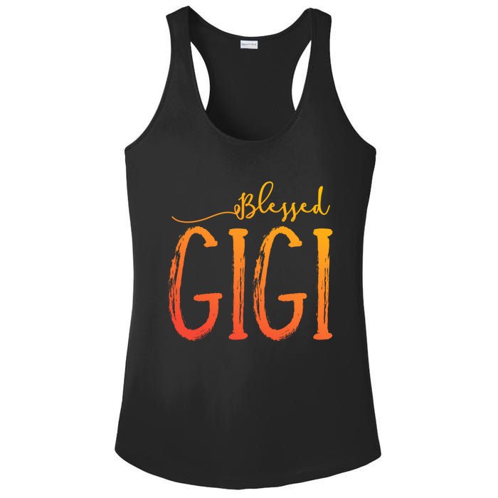 Cute Gift Blessed Gigi For Grandma Christmas Ladies PosiCharge Competitor Racerback Tank