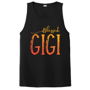 Cute Gift Blessed Gigi For Grandma Christmas PosiCharge Competitor Tank