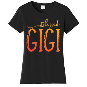 Cute Gift Blessed Gigi For Grandma Christmas Women's T-Shirt