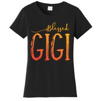 Cute Gift Blessed Gigi For Grandma Christmas Women's T-Shirt