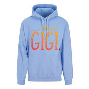 Cute Gift Blessed Gigi For Grandma Christmas Unisex Surf Hoodie