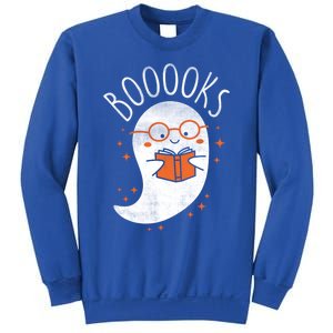 Cute Ghost Book Reading Halloween Teacher Top Gift Sweatshirt