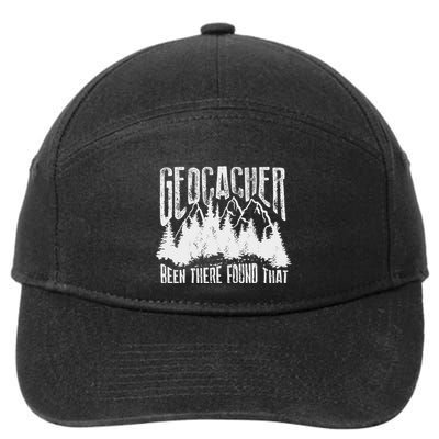 Cute Geocacher Been There Found That Geocache 7-Panel Snapback Hat