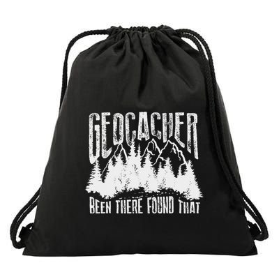 Cute Geocacher Been There Found That Geocache Drawstring Bag