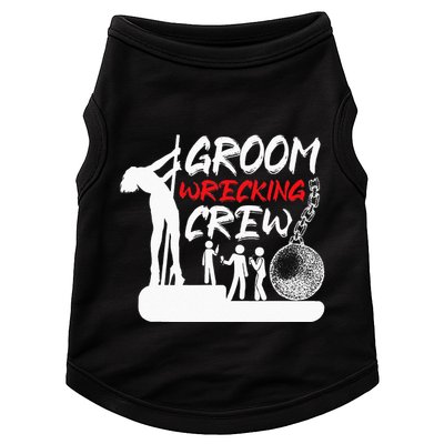 Crew Groomsmen Bachelor Party Stag Groom Funny Doggie Tank