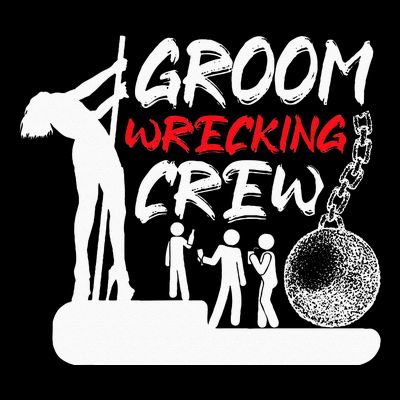 Crew Groomsmen Bachelor Party Stag Groom Funny T-Shirt