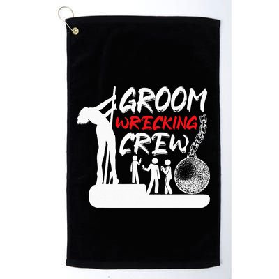 Crew Groomsmen Bachelor Party Stag Groom Funny Golf Towel
