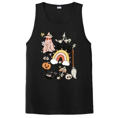 Cute Ghost Boo Halloween, Ghost Spooky Season, Halloween Tee PosiCharge Competitor Tank