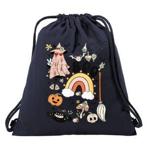 Cute Ghost Boo Halloween, Ghost Spooky Season, Halloween Tee Drawstring Bag