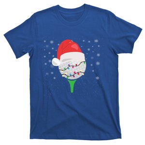 Christmas Golf Ball Funny Golf Player Xmas Golfing Lover Gift T-Shirt