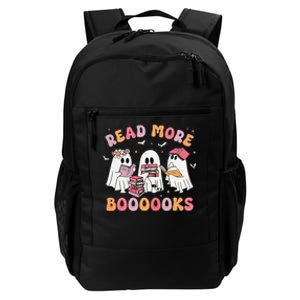 Cute Ghost Book Read More Books Funny Teachers Halloween Gift Daily Commute Backpack