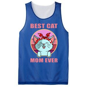 Cat Gift Best Cat Mom Ever Gift Kitten Gift Mesh Reversible Basketball Jersey Tank