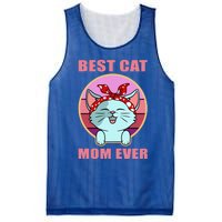 Cat Gift Best Cat Mom Ever Gift Kitten Gift Mesh Reversible Basketball Jersey Tank