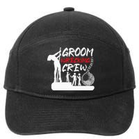 Crew Groomsmen Bachelor Party Stag Groom Funny 7-Panel Snapback Hat