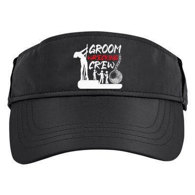 Crew Groomsmen Bachelor Party Stag Groom Funny Adult Drive Performance Visor