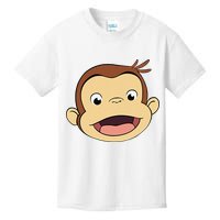 Curious G.E.O.R.G.E Big Face Monkey Smile Kids T-Shirt