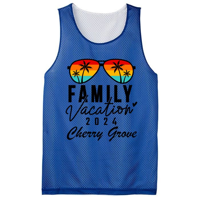 Cherry Grove Beach Family Vacation 2024 Cool Gift Mesh Reversible Basketball Jersey Tank