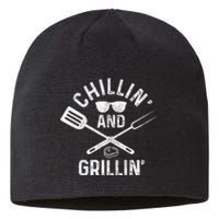 Chilling & Grilling BBQ Grill Chef Funny Barbecue Sustainable Beanie