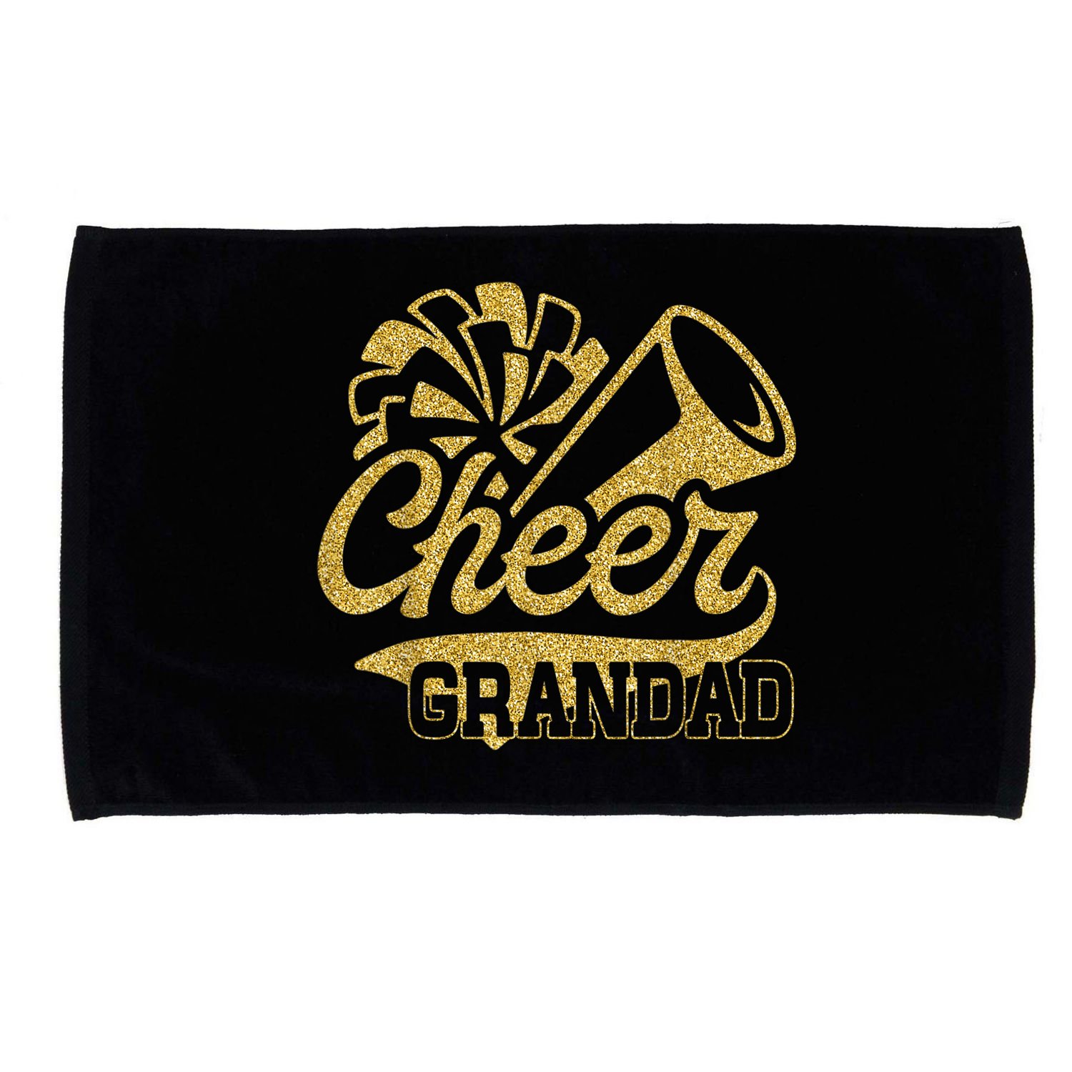 Cheer Grandad Biggest Fan Cheerleader Father's Day Microfiber Hand Towel