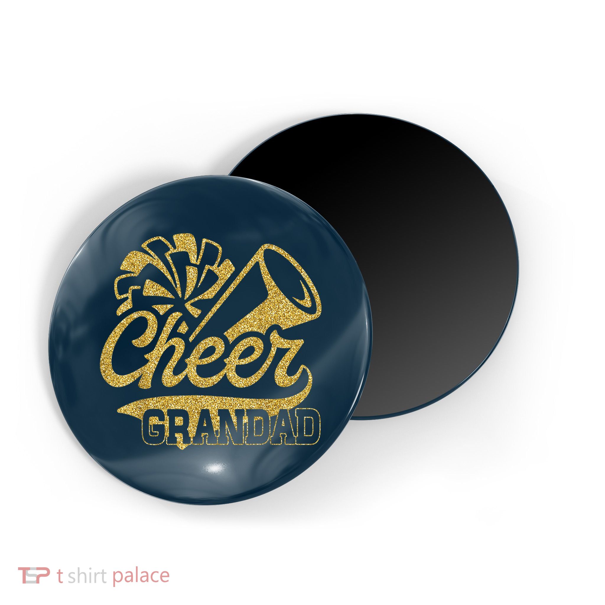 Cheer Grandad Biggest Fan Cheerleader Father's Day Magnet