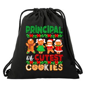 Christmas Gingerbread Baker The Cutest Cookies Principal Drawstring Bag