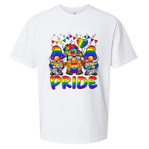 Cute Gay Bisexual Transsexual Gnomes LGBTQ Pride Ally Sueded Cloud Jersey T-Shirt