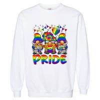 Cute Gay Bisexual Transsexual Gnomes LGBTQ Pride Ally Garment-Dyed Sweatshirt