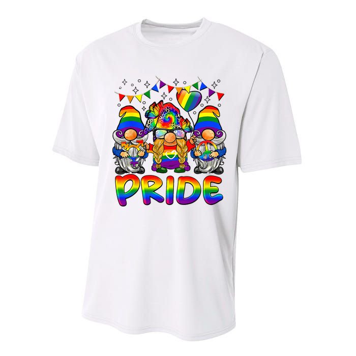 Cute Gay Bisexual Transsexual Gnomes LGBTQ Pride Ally Performance Sprint T-Shirt