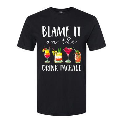 Cruise Gifts Blame It On The Drink Package Softstyle CVC T-Shirt