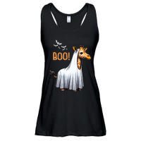 Cute Giraffe Boo Halloween Costume Zoo Lover Ladies Essential Flowy Tank