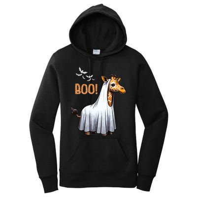 Cute Giraffe Boo Halloween Costume Zoo Lover Women's Pullover Hoodie