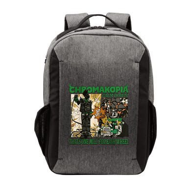 Cartoon Green Boy Vector Backpack