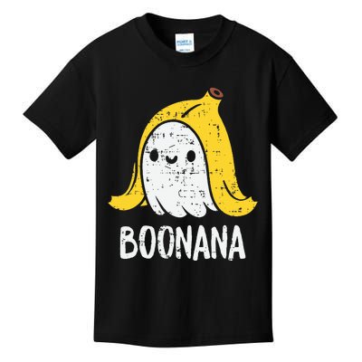 Cute Ghost Banana Halloween Costume Funny Women Boonana Kids T-Shirt