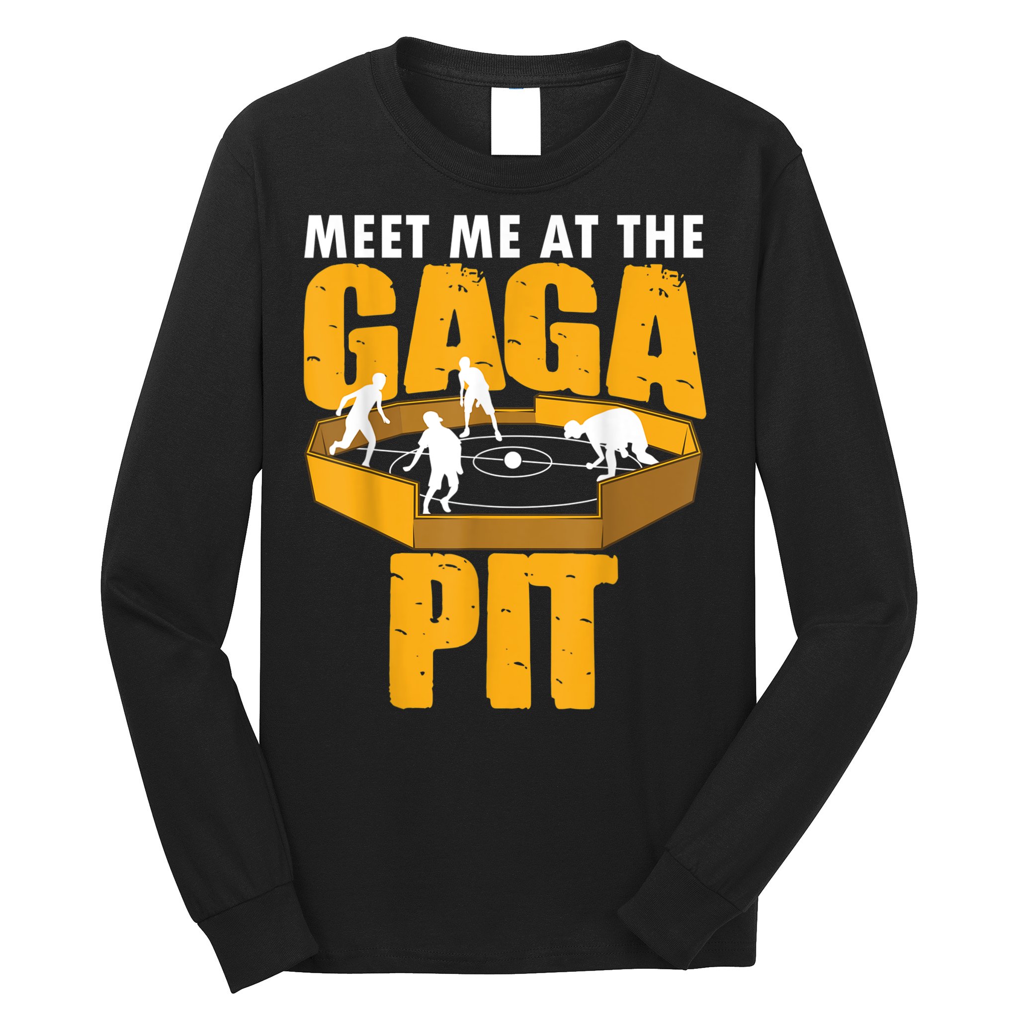 Cool Gaga Ball For Kids Funny Gaga Ball Pit Dodgeball Long Sleeve Shirt